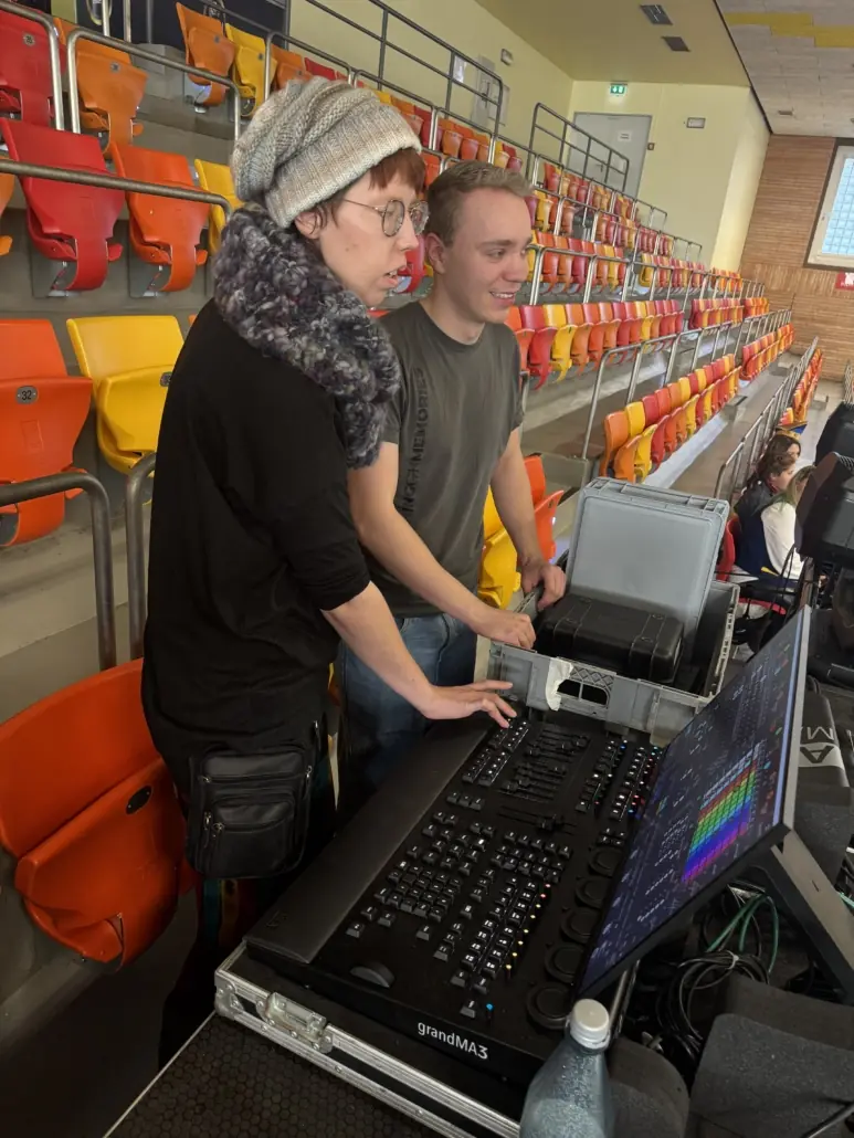 Alexander war der Experte an meiner Seite, der mir die Technik erklärte.